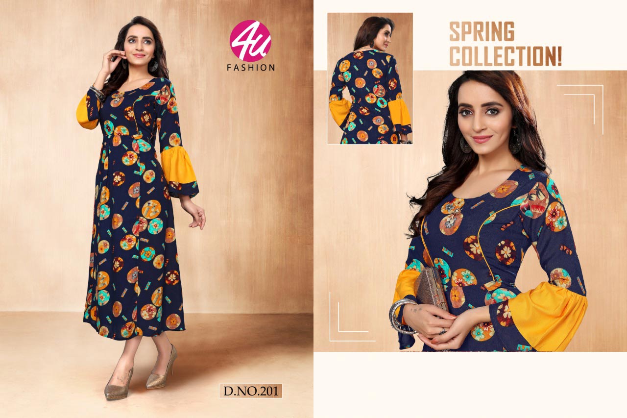 Glamour 4u Fashion Rayon Print Embroidery Kurti Catalog Glamour 4u Fashion Rayon Print Embroidery Kurti Catalog